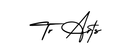 Use a signature maker to create a handwritten signature online. With this signature software, you can design (AmerikaSignatureDemo-Regular) your own signature for name Tr Arts. Tr Arts signature style 3 images and pictures png