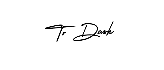 It looks lik you need a new signature style for name Tr Dash. Design unique handwritten (AmerikaSignatureDemo-Regular) signature with our free signature maker in just a few clicks. Tr Dash signature style 3 images and pictures png