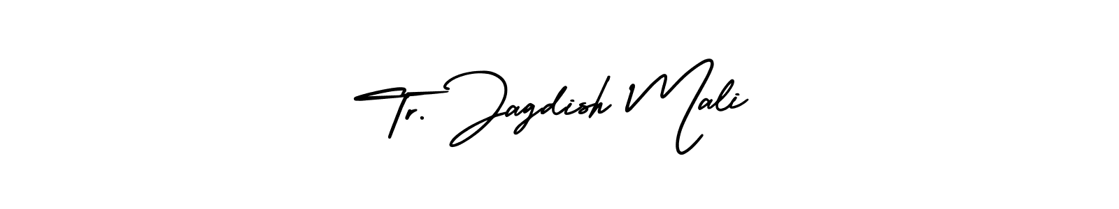 How to make Tr. Jagdish Mali name signature. Use AmerikaSignatureDemo-Regular style for creating short signs online. This is the latest handwritten sign. Tr. Jagdish Mali signature style 3 images and pictures png