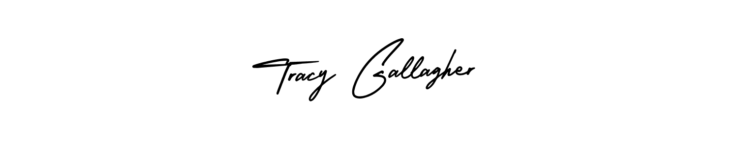 Create a beautiful signature design for name Tracy Gallagher. With this signature (AmerikaSignatureDemo-Regular) fonts, you can make a handwritten signature for free. Tracy Gallagher signature style 3 images and pictures png