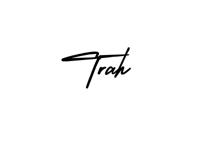 This is the best signature style for the Trah name. Also you like these signature font (AmerikaSignatureDemo-Regular). Mix name signature. Trah signature style 3 images and pictures png