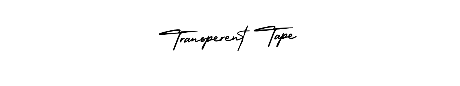 How to make Transperent Tape name signature. Use AmerikaSignatureDemo-Regular style for creating short signs online. This is the latest handwritten sign. Transperent Tape signature style 3 images and pictures png
