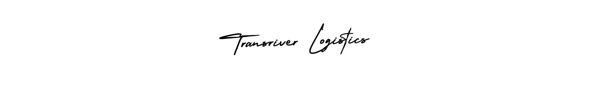 Use a signature maker to create a handwritten signature online. With this signature software, you can design (AmerikaSignatureDemo-Regular) your own signature for name Transriver Logistics. Transriver Logistics signature style 3 images and pictures png