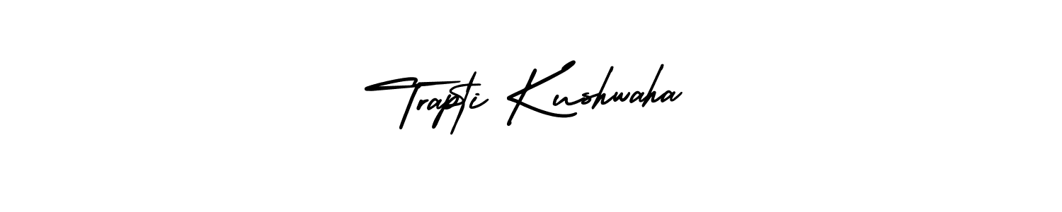 Make a beautiful signature design for name Trapti Kushwaha. Use this online signature maker to create a handwritten signature for free. Trapti Kushwaha signature style 3 images and pictures png