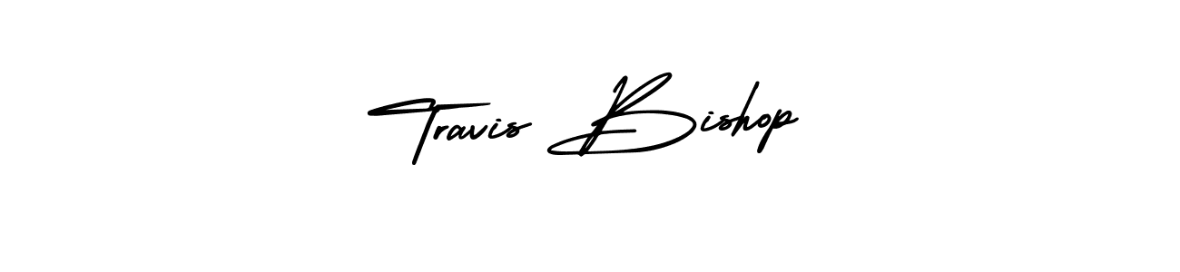 Check out images of Autograph of Travis Bishop name. Actor Travis Bishop Signature Style. AmerikaSignatureDemo-Regular is a professional sign style online. Travis Bishop signature style 3 images and pictures png