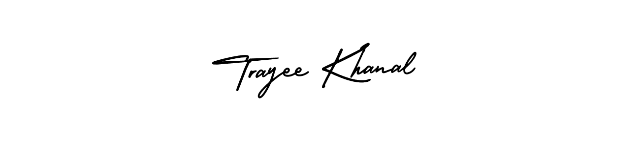 Also we have Trayee Khanal name is the best signature style. Create professional handwritten signature collection using AmerikaSignatureDemo-Regular autograph style. Trayee Khanal signature style 3 images and pictures png