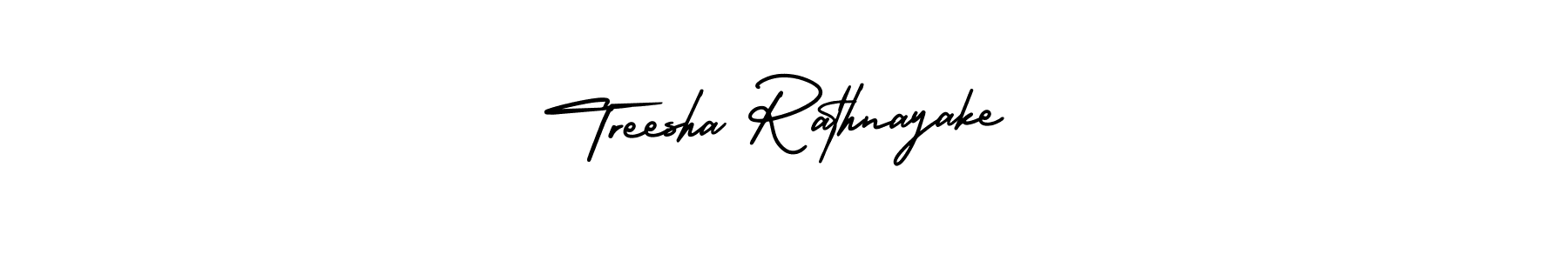 How to make Treesha Rathnayake signature? AmerikaSignatureDemo-Regular is a professional autograph style. Create handwritten signature for Treesha Rathnayake name. Treesha Rathnayake signature style 3 images and pictures png