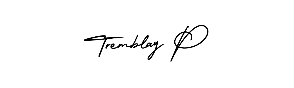 Make a short Tremblay P signature style. Manage your documents anywhere anytime using AmerikaSignatureDemo-Regular. Create and add eSignatures, submit forms, share and send files easily. Tremblay P signature style 3 images and pictures png