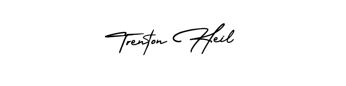 Also You can easily find your signature by using the search form. We will create Trenton Heil name handwritten signature images for you free of cost using AmerikaSignatureDemo-Regular sign style. Trenton Heil signature style 3 images and pictures png