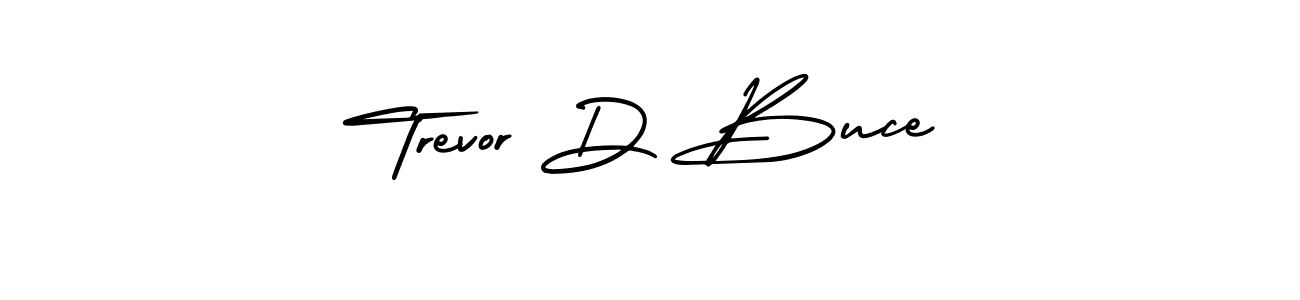 Make a beautiful signature design for name Trevor D Buce. Use this online signature maker to create a handwritten signature for free. Trevor D Buce signature style 3 images and pictures png