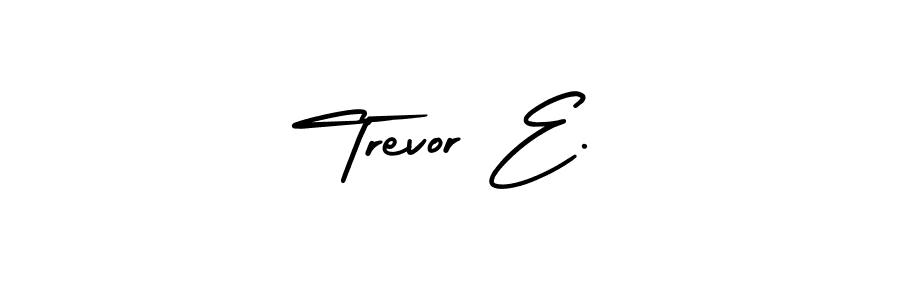You can use this online signature creator to create a handwritten signature for the name Trevor E.. This is the best online autograph maker. Trevor E. signature style 3 images and pictures png
