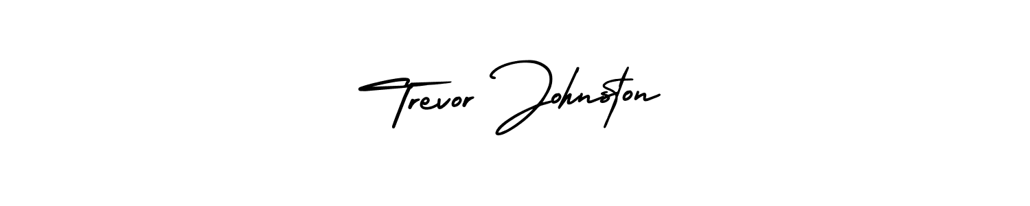 Use a signature maker to create a handwritten signature online. With this signature software, you can design (AmerikaSignatureDemo-Regular) your own signature for name Trevor Johnston. Trevor Johnston signature style 3 images and pictures png