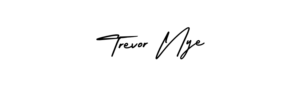Create a beautiful signature design for name Trevor Nye. With this signature (AmerikaSignatureDemo-Regular) fonts, you can make a handwritten signature for free. Trevor Nye signature style 3 images and pictures png