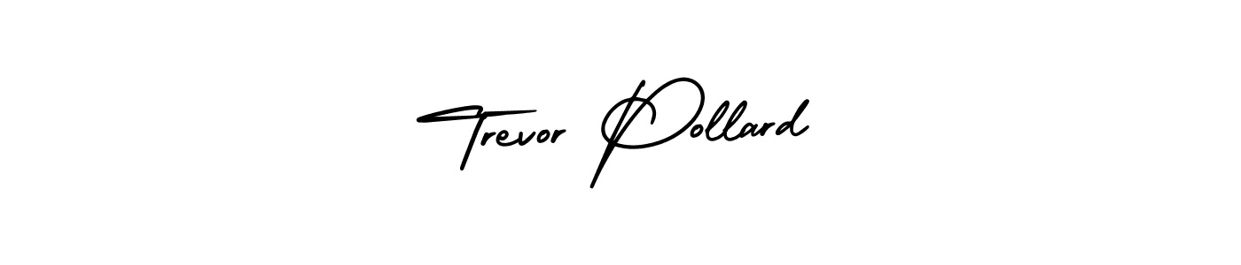 Create a beautiful signature design for name Trevor Pollard. With this signature (AmerikaSignatureDemo-Regular) fonts, you can make a handwritten signature for free. Trevor Pollard signature style 3 images and pictures png