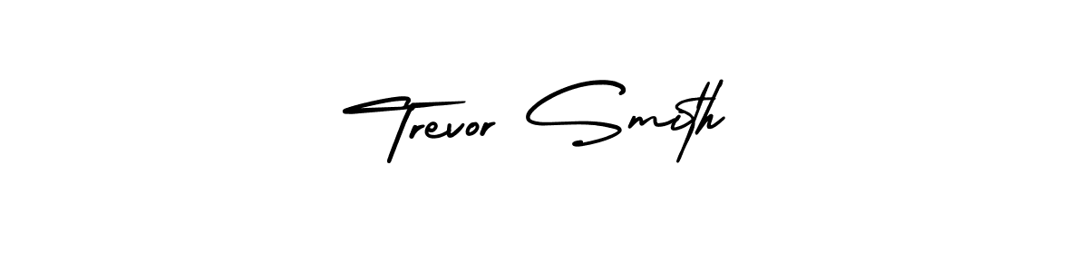 How to Draw Trevor Smith signature style? AmerikaSignatureDemo-Regular is a latest design signature styles for name Trevor Smith. Trevor Smith signature style 3 images and pictures png