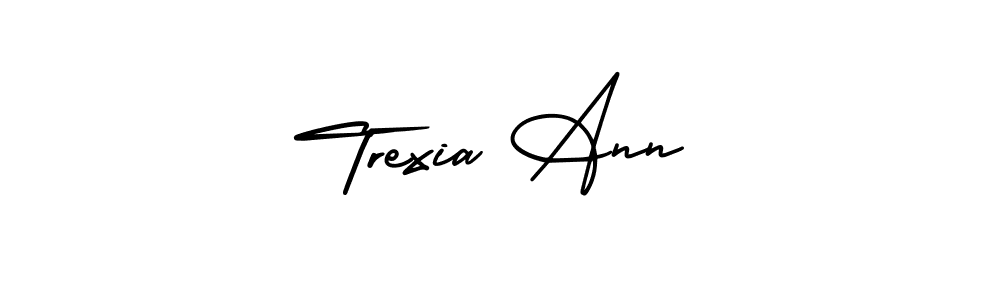 Best and Professional Signature Style for Trexia Ann. AmerikaSignatureDemo-Regular Best Signature Style Collection. Trexia Ann signature style 3 images and pictures png