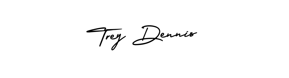 Trey Dennis stylish signature style. Best Handwritten Sign (AmerikaSignatureDemo-Regular) for my name. Handwritten Signature Collection Ideas for my name Trey Dennis. Trey Dennis signature style 3 images and pictures png