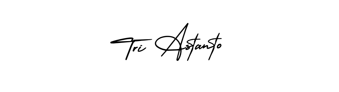 Make a beautiful signature design for name Tri Astanto. With this signature (AmerikaSignatureDemo-Regular) style, you can create a handwritten signature for free. Tri Astanto signature style 3 images and pictures png