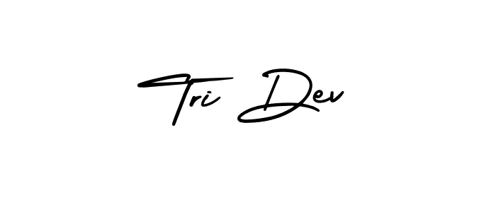 Tri Dev stylish signature style. Best Handwritten Sign (AmerikaSignatureDemo-Regular) for my name. Handwritten Signature Collection Ideas for my name Tri Dev. Tri Dev signature style 3 images and pictures png