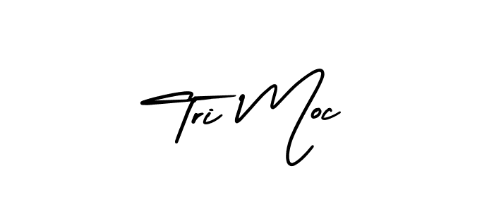 Also You can easily find your signature by using the search form. We will create Tri Moc name handwritten signature images for you free of cost using AmerikaSignatureDemo-Regular sign style. Tri Moc signature style 3 images and pictures png