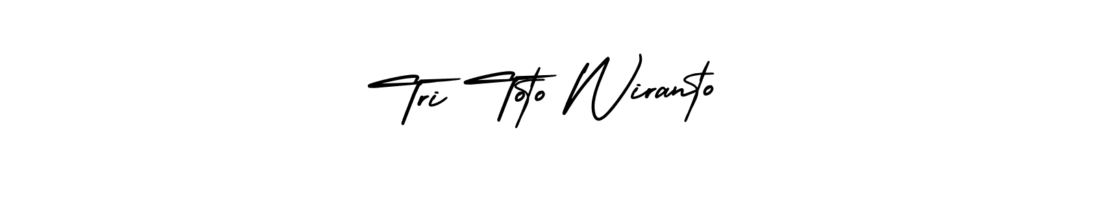 How to Draw Tri Toto Wiranto signature style? AmerikaSignatureDemo-Regular is a latest design signature styles for name Tri Toto Wiranto. Tri Toto Wiranto signature style 3 images and pictures png