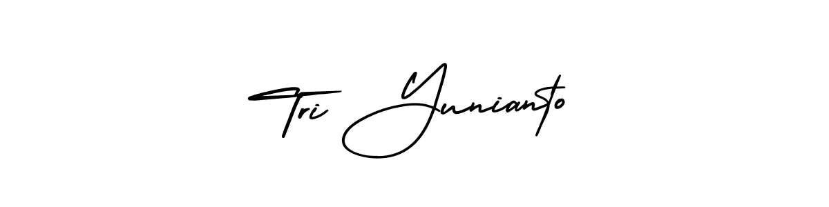 Once you've used our free online signature maker to create your best signature AmerikaSignatureDemo-Regular style, it's time to enjoy all of the benefits that Tri Yunianto name signing documents. Tri Yunianto signature style 3 images and pictures png