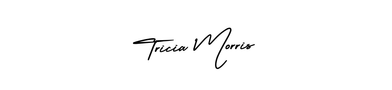 Design your own signature with our free online signature maker. With this signature software, you can create a handwritten (AmerikaSignatureDemo-Regular) signature for name Tricia Morris. Tricia Morris signature style 3 images and pictures png