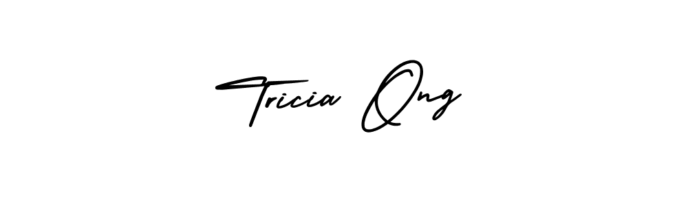 It looks lik you need a new signature style for name Tricia Ong. Design unique handwritten (AmerikaSignatureDemo-Regular) signature with our free signature maker in just a few clicks. Tricia Ong signature style 3 images and pictures png