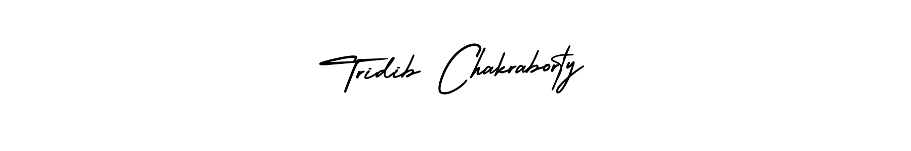 Create a beautiful signature design for name Tridib Chakraborty. With this signature (AmerikaSignatureDemo-Regular) fonts, you can make a handwritten signature for free. Tridib Chakraborty signature style 3 images and pictures png