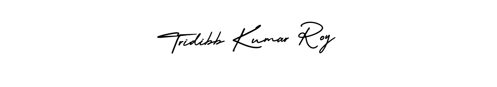 Create a beautiful signature design for name Tridibb Kumar Roy. With this signature (AmerikaSignatureDemo-Regular) fonts, you can make a handwritten signature for free. Tridibb Kumar Roy signature style 3 images and pictures png