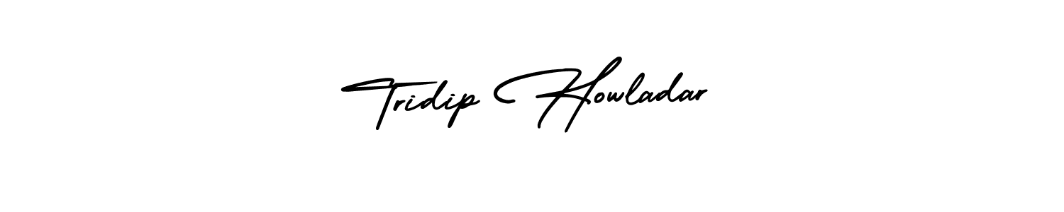 Create a beautiful signature design for name Tridip Howladar. With this signature (AmerikaSignatureDemo-Regular) fonts, you can make a handwritten signature for free. Tridip Howladar signature style 3 images and pictures png