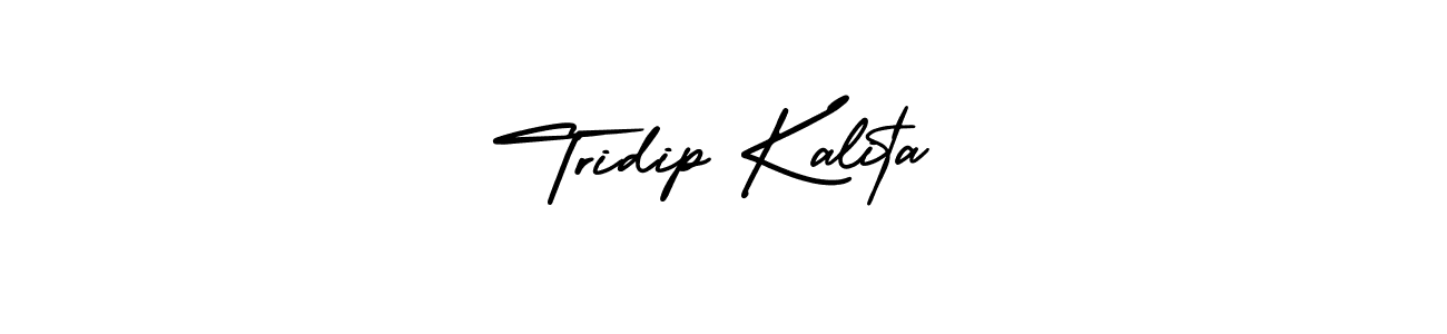 Make a short Tridip Kalita signature style. Manage your documents anywhere anytime using AmerikaSignatureDemo-Regular. Create and add eSignatures, submit forms, share and send files easily. Tridip Kalita signature style 3 images and pictures png