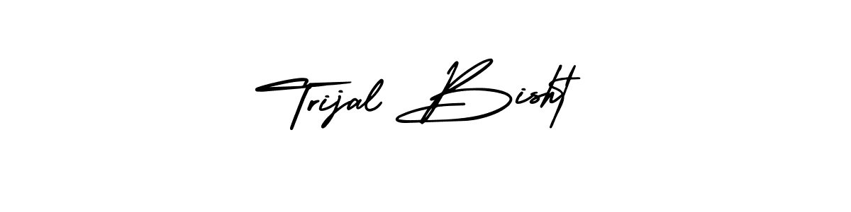 Similarly AmerikaSignatureDemo-Regular is the best handwritten signature design. Signature creator online .You can use it as an online autograph creator for name Trijal Bisht. Trijal Bisht signature style 3 images and pictures png