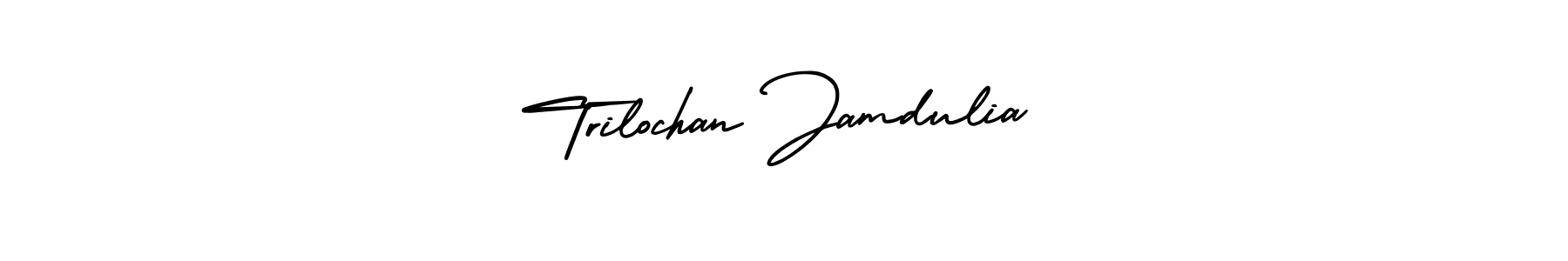 Use a signature maker to create a handwritten signature online. With this signature software, you can design (AmerikaSignatureDemo-Regular) your own signature for name Trilochan Jamdulia. Trilochan Jamdulia signature style 3 images and pictures png