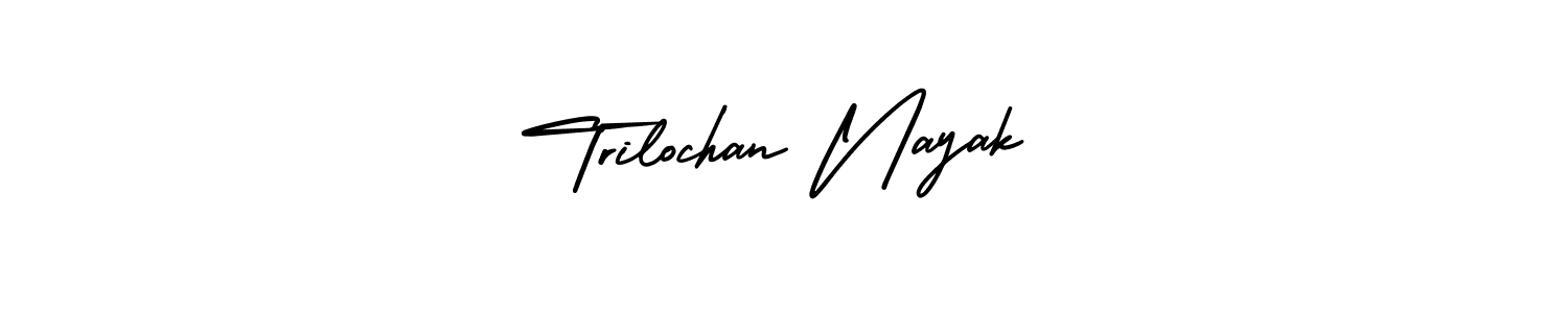 Use a signature maker to create a handwritten signature online. With this signature software, you can design (AmerikaSignatureDemo-Regular) your own signature for name Trilochan Nayak. Trilochan Nayak signature style 3 images and pictures png