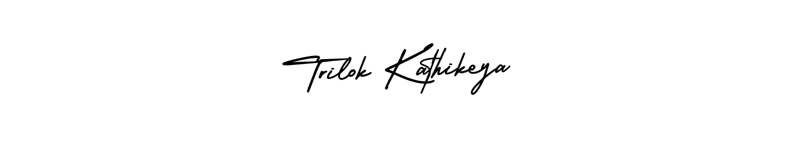 Make a beautiful signature design for name Trilok Kathikeya. Use this online signature maker to create a handwritten signature for free. Trilok Kathikeya signature style 3 images and pictures png