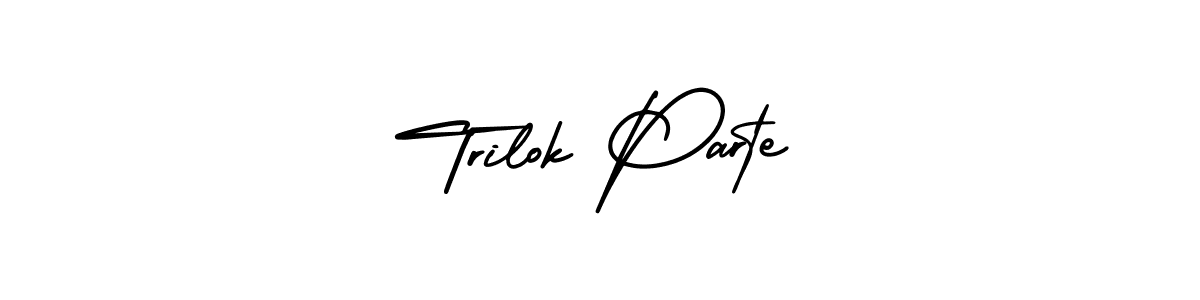 if you are searching for the best signature style for your name Trilok Parte. so please give up your signature search. here we have designed multiple signature styles  using AmerikaSignatureDemo-Regular. Trilok Parte signature style 3 images and pictures png