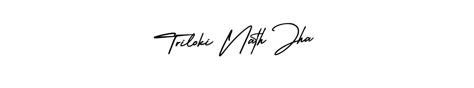 Once you've used our free online signature maker to create your best signature AmerikaSignatureDemo-Regular style, it's time to enjoy all of the benefits that Triloki Nath Jha name signing documents. Triloki Nath Jha signature style 3 images and pictures png