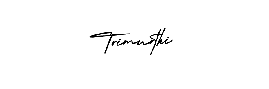 Trimurthi stylish signature style. Best Handwritten Sign (AmerikaSignatureDemo-Regular) for my name. Handwritten Signature Collection Ideas for my name Trimurthi. Trimurthi signature style 3 images and pictures png