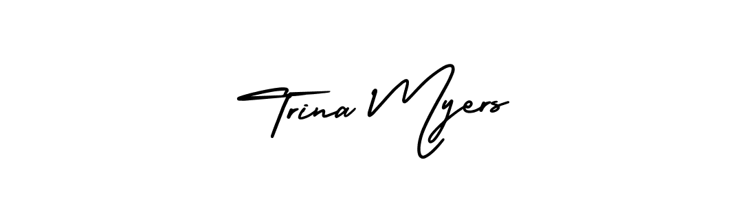 AmerikaSignatureDemo-Regular is a professional signature style that is perfect for those who want to add a touch of class to their signature. It is also a great choice for those who want to make their signature more unique. Get Trina Myers name to fancy signature for free. Trina Myers signature style 3 images and pictures png
