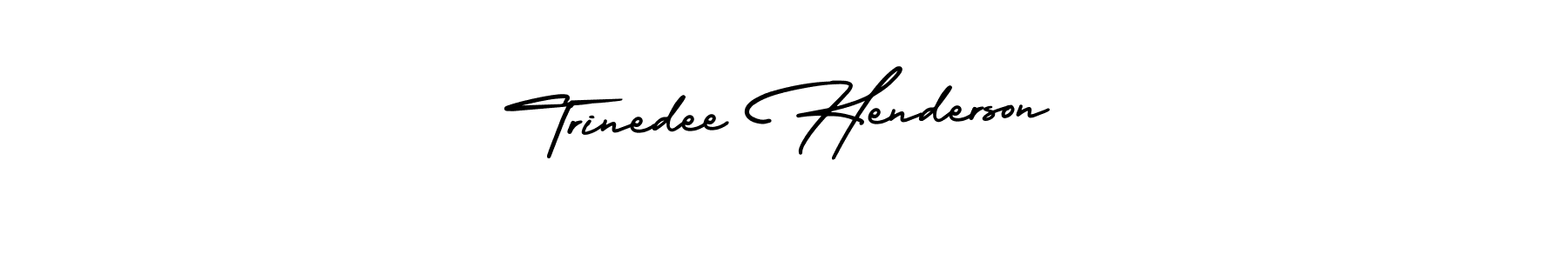 How to make Trinedee Henderson signature? AmerikaSignatureDemo-Regular is a professional autograph style. Create handwritten signature for Trinedee Henderson name. Trinedee Henderson signature style 3 images and pictures png
