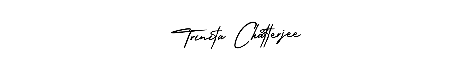 Design your own signature with our free online signature maker. With this signature software, you can create a handwritten (AmerikaSignatureDemo-Regular) signature for name Trinita Chatterjee. Trinita Chatterjee signature style 3 images and pictures png