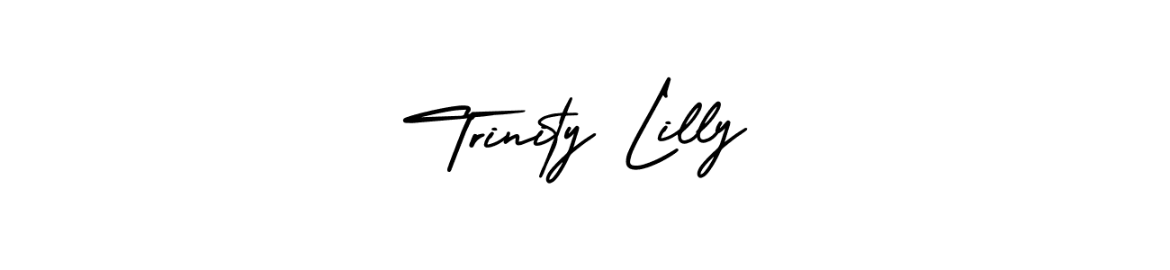 if you are searching for the best signature style for your name Trinity Lilly. so please give up your signature search. here we have designed multiple signature styles  using AmerikaSignatureDemo-Regular. Trinity Lilly signature style 3 images and pictures png