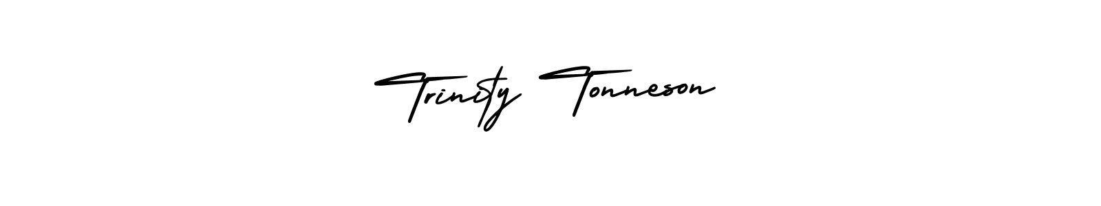 Make a short Trinity Tonneson signature style. Manage your documents anywhere anytime using AmerikaSignatureDemo-Regular. Create and add eSignatures, submit forms, share and send files easily. Trinity Tonneson signature style 3 images and pictures png