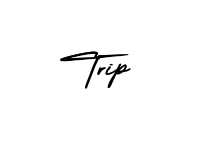 Design your own signature with our free online signature maker. With this signature software, you can create a handwritten (AmerikaSignatureDemo-Regular) signature for name Trip. Trip signature style 3 images and pictures png