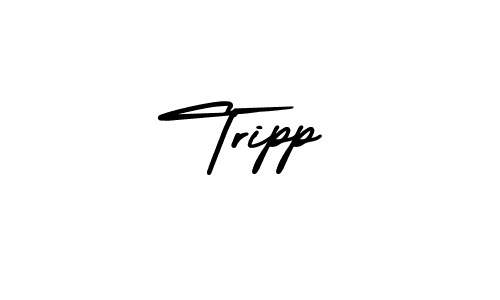 Design your own signature with our free online signature maker. With this signature software, you can create a handwritten (AmerikaSignatureDemo-Regular) signature for name Tripp. Tripp signature style 3 images and pictures png