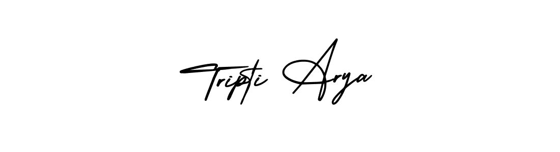 AmerikaSignatureDemo-Regular is a professional signature style that is perfect for those who want to add a touch of class to their signature. It is also a great choice for those who want to make their signature more unique. Get Tripti Arya name to fancy signature for free. Tripti Arya signature style 3 images and pictures png