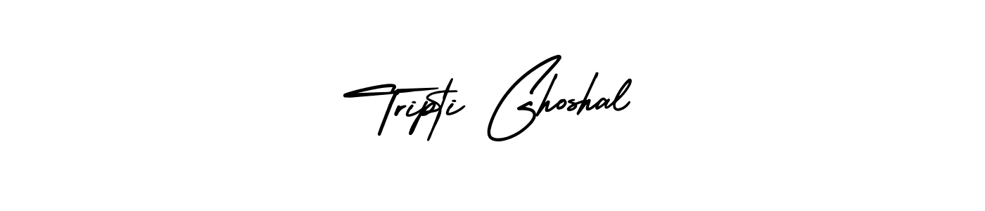 It looks lik you need a new signature style for name Tripti Ghoshal. Design unique handwritten (AmerikaSignatureDemo-Regular) signature with our free signature maker in just a few clicks. Tripti Ghoshal signature style 3 images and pictures png