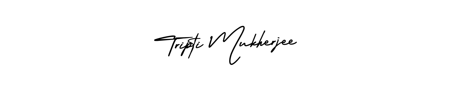 How to Draw Tripti Mukherjee signature style? AmerikaSignatureDemo-Regular is a latest design signature styles for name Tripti Mukherjee. Tripti Mukherjee signature style 3 images and pictures png