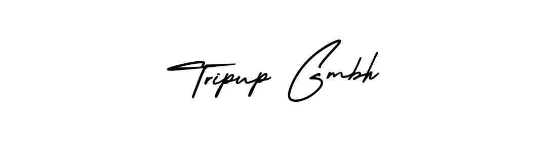 How to Draw Tripup Gmbh signature style? AmerikaSignatureDemo-Regular is a latest design signature styles for name Tripup Gmbh. Tripup Gmbh signature style 3 images and pictures png